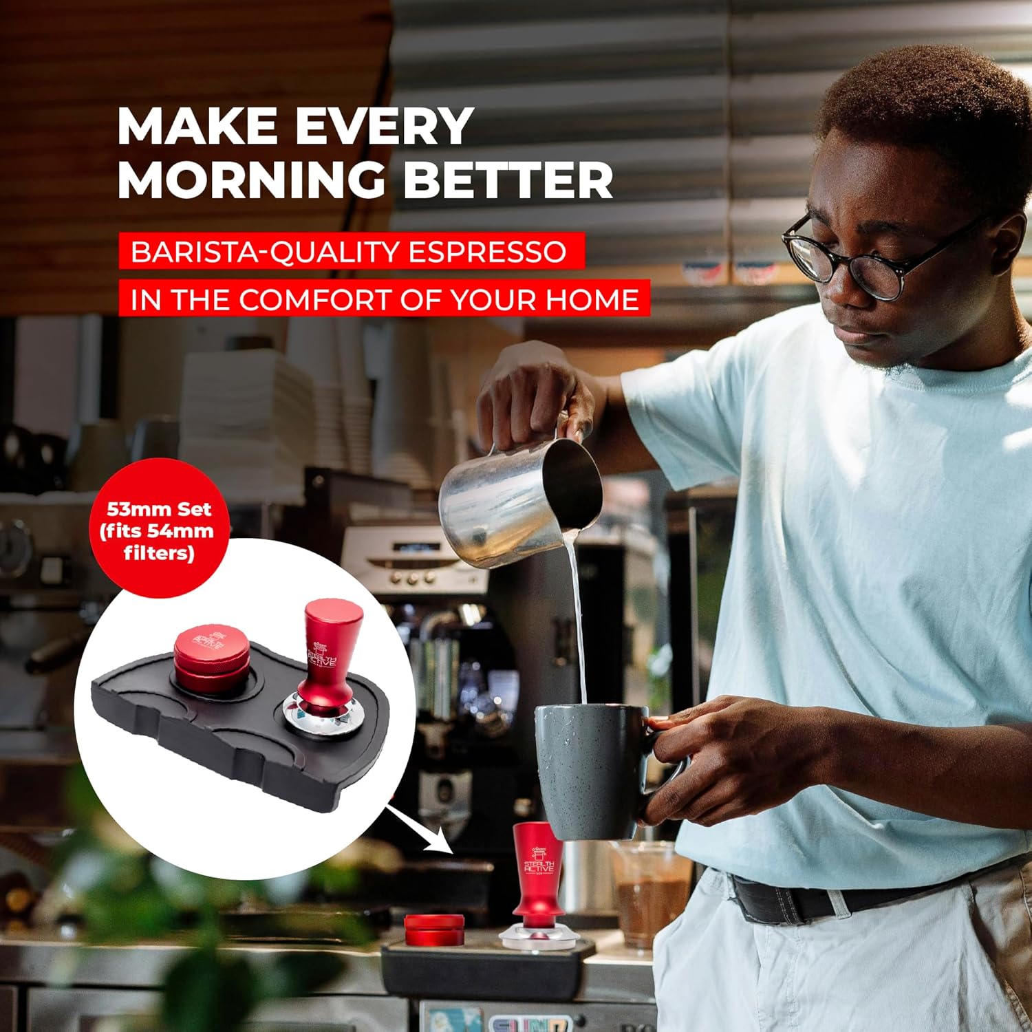 Espresso Tamper Set by StealthActive&Co