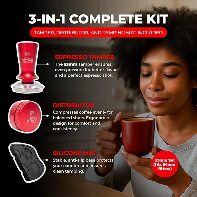 Espresso Tamper Set by StealthActive&Co